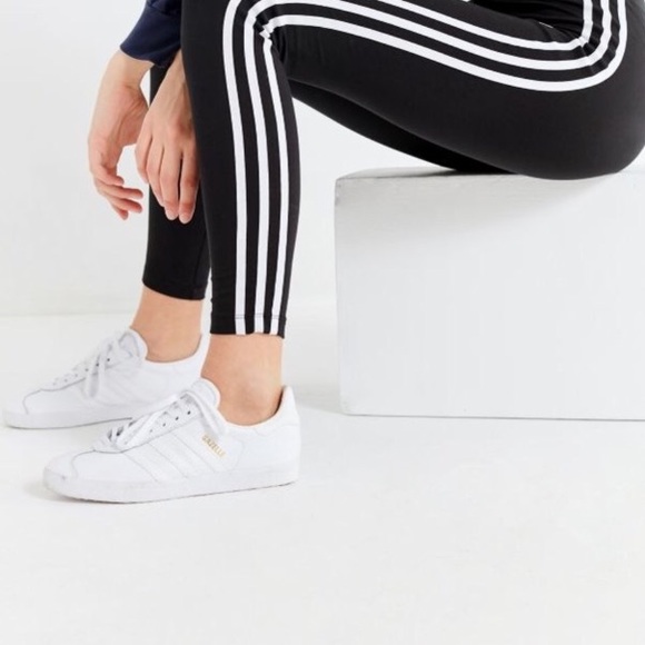 Adidas Women 3 Stripes Legging Tights L - Picture 2 of 7